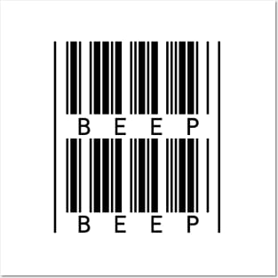 BEEP BEEP BARCODE Posters and Art